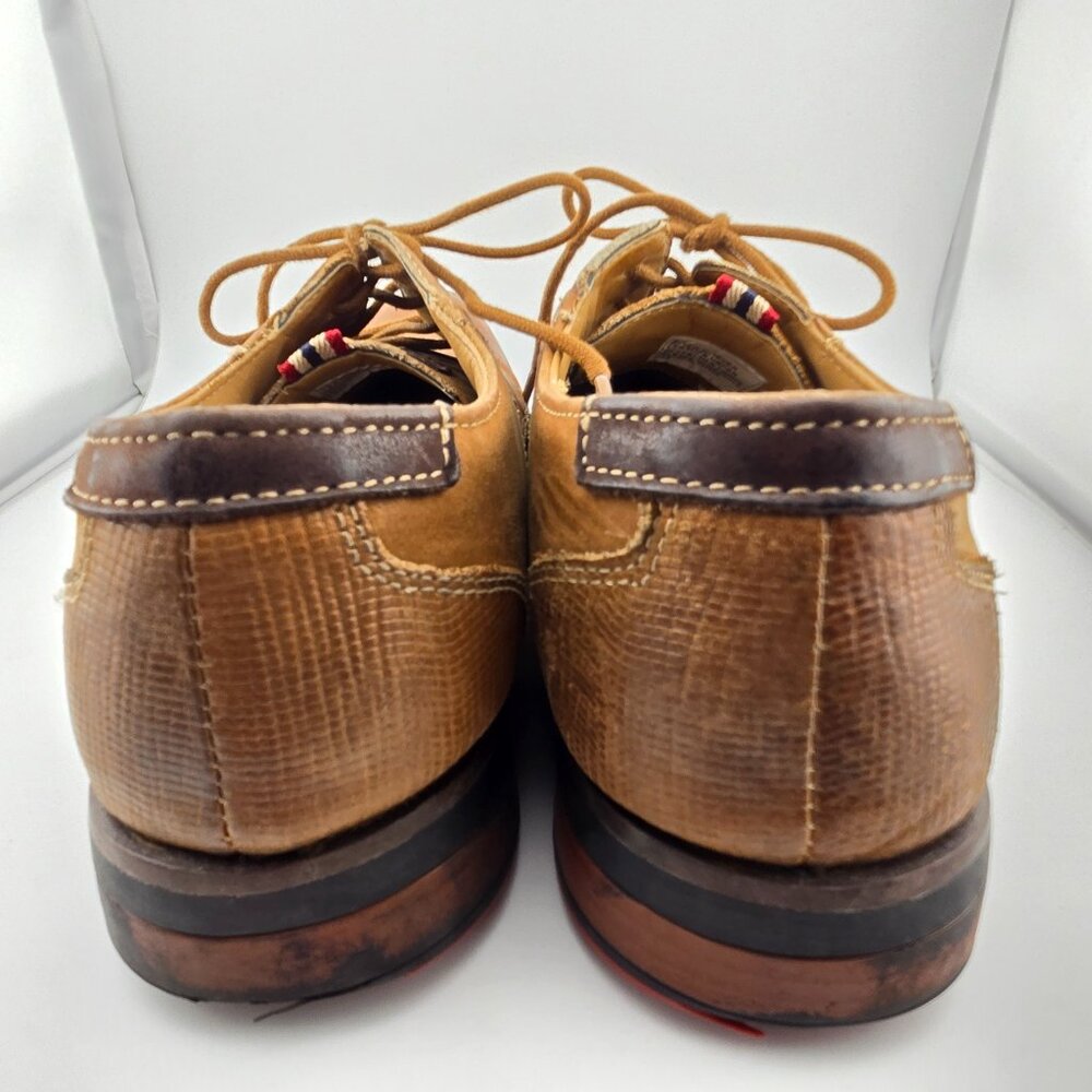 Steve Madden Men’s Light Tan Dress Shoes P-Never | Size 8.5 | Pre-Owned Classic - Picture 3 of 12